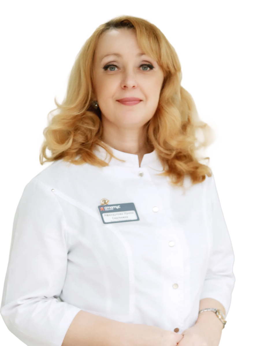Афендулова Ирина Сергеевна, Д.М.Н. врач-офтальмолог, врач высшей категории